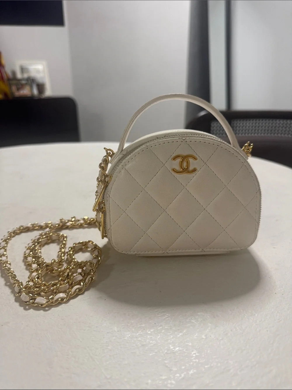 CHANEL mini bowler